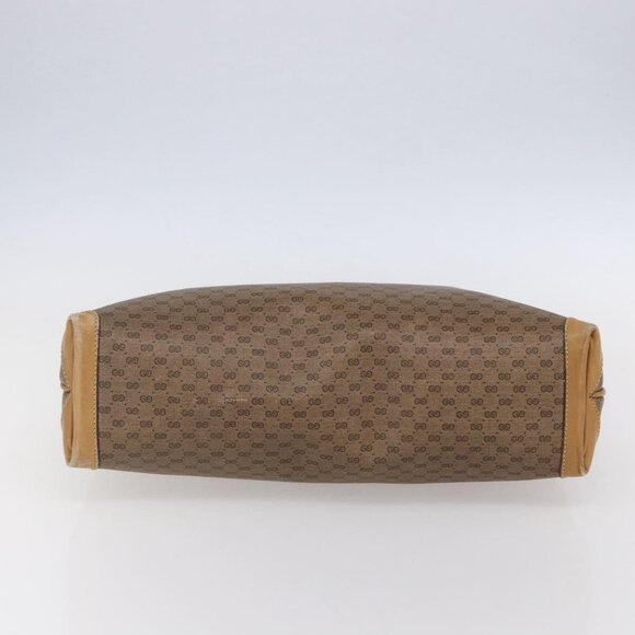 GUCCI Micro GG Supreme Hand Bag PVC Beige Gold 02 39 4947 Auth ep11737 - Picture 6 of 16